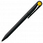 Ручка шариковая Prodir DS1 TMM Dot, черная с желтым с логотипом в Балашихе заказать по выгодной цене в кибермаркете AvroraStore