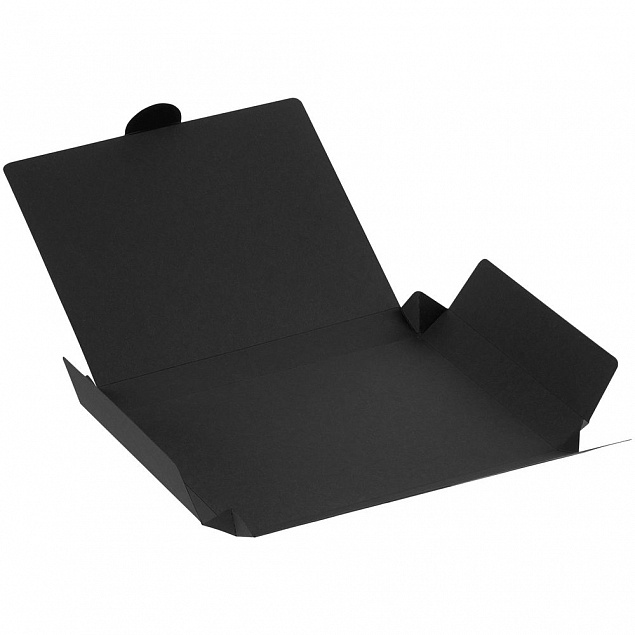 Коробка самосборная Flacky Slim, черная с логотипом в Балашихе заказать по выгодной цене в кибермаркете AvroraStore