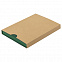Ежедневник недатированный Softie, А5, темно-зеленый, блок в клетку, зеленый обрез с логотипом в Балашихе заказать по выгодной цене в кибермаркете AvroraStore
