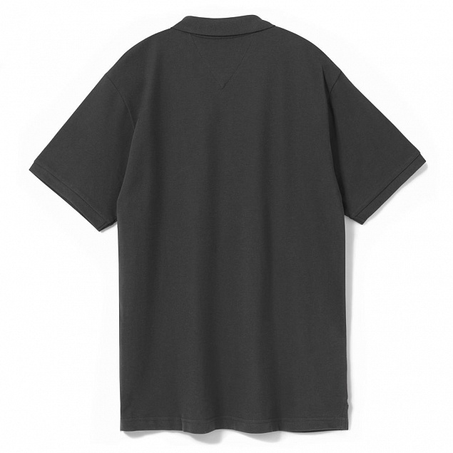 Рубашка поло мужская Neptune, темно-серая с логотипом в Балашихе заказать по выгодной цене в кибермаркете AvroraStore