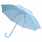 Зонт-трость Unit Promo, голубой с логотипом в Балашихе заказать по выгодной цене в кибермаркете AvroraStore