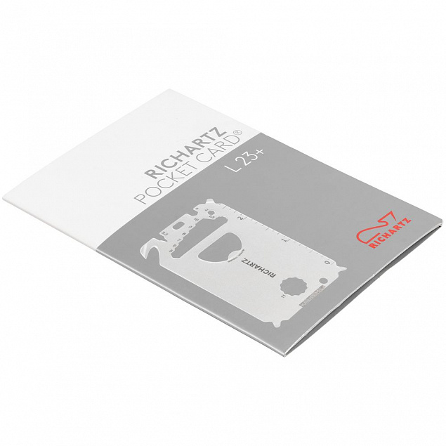 Мультиинструмент Pocket Card L 23+ с логотипом в Балашихе заказать по выгодной цене в кибермаркете AvroraStore