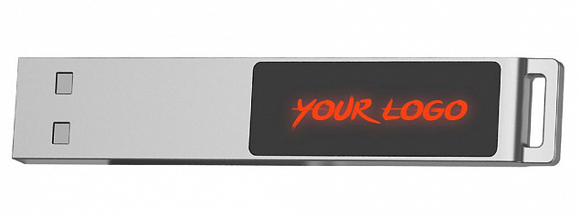 Флешка markBright с красной подсветкой, 16 Гб с логотипом в Балашихе заказать по выгодной цене в кибермаркете AvroraStore