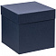 Коробка Cube M, синяя с логотипом в Балашихе заказать по выгодной цене в кибермаркете AvroraStore