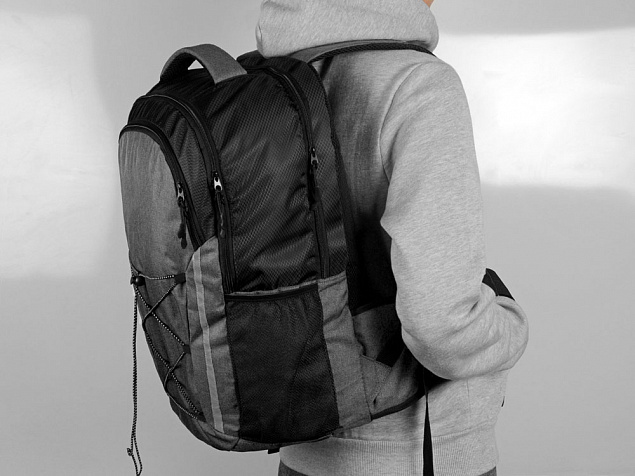 Рюкзак туристический Outdoor, серый с логотипом в Балашихе заказать по выгодной цене в кибермаркете AvroraStore