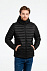 Куртка компактная мужская Stavanger, черная с логотипом в Балашихе заказать по выгодной цене в кибермаркете AvroraStore