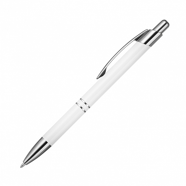 Шариковая ручка Portobello PROMO, белая с логотипом в Балашихе заказать по выгодной цене в кибермаркете AvroraStore