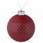 Елочный шар Queen, 10 см, красный с логотипом в Балашихе заказать по выгодной цене в кибермаркете AvroraStore