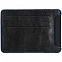 Чехол для карточек Arrival, черный с синим с логотипом в Балашихе заказать по выгодной цене в кибермаркете AvroraStore