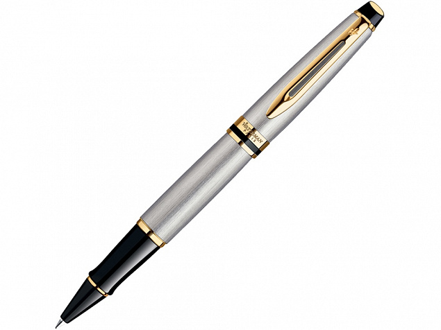 Ручка роллер «Expert 3 Stainless Steel GT» с логотипом в Балашихе заказать по выгодной цене в кибермаркете AvroraStore