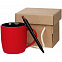 Набор Color Block, красный с черным с логотипом в Балашихе заказать по выгодной цене в кибермаркете AvroraStore