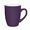 Керамическая кружка Alba 350 ml, soft-touch, фиолетовая с логотипом в Балашихе заказать по выгодной цене в кибермаркете AvroraStore