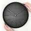 Часы настенные Plato, черное дерево с логотипом в Балашихе заказать по выгодной цене в кибермаркете AvroraStore