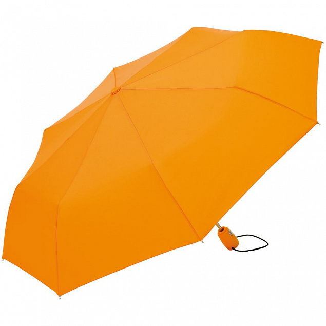 Зонт складной AOC, оранжевый с логотипом в Балашихе заказать по выгодной цене в кибермаркете AvroraStore