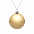 Елочный шар Finery Gloss, 8 см, глянцевый золотистый с логотипом в Балашихе заказать по выгодной цене в кибермаркете AvroraStore