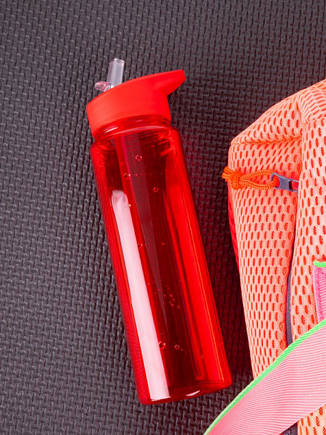 Бутылка для воды Holo, красная с логотипом в Балашихе заказать по выгодной цене в кибермаркете AvroraStore