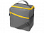 Изотермическая сумка-холодильник Classic c контрастной молнией, серый/желтый с логотипом в Балашихе заказать по выгодной цене в кибермаркете AvroraStore