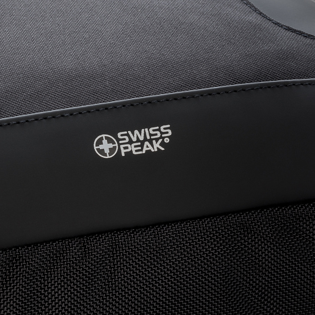 Сумка для ноутбука Swiss Peak, 15", черный с логотипом в Балашихе заказать по выгодной цене в кибермаркете AvroraStore
