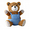 Игрушка Плюшевый медведь с логотипом в Балашихе заказать по выгодной цене в кибермаркете AvroraStore