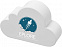 Антистресс Caleb cloud, белый с логотипом в Балашихе заказать по выгодной цене в кибермаркете AvroraStore