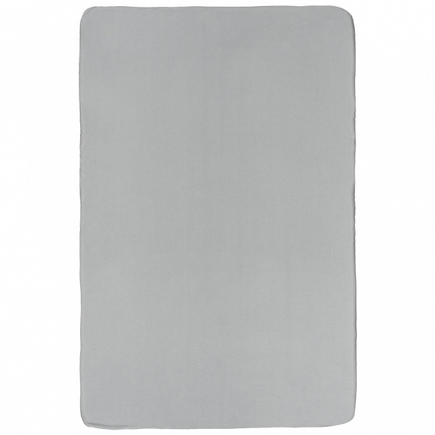 Флисовый плед Warm&Peace, серый с логотипом в Балашихе заказать по выгодной цене в кибермаркете AvroraStore
