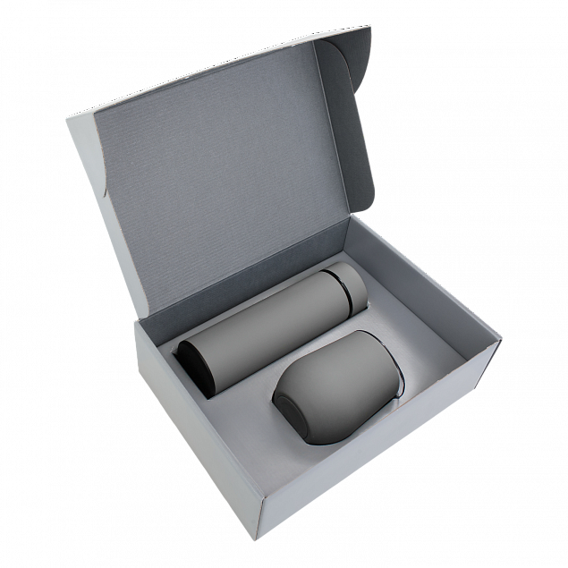Набор Hot Box CS grey (серый) с логотипом в Балашихе заказать по выгодной цене в кибермаркете AvroraStore