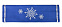Упаковка-конфета «Снежинки», синяя с логотипом в Балашихе заказать по выгодной цене в кибермаркете AvroraStore