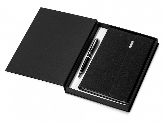 Подарочный набор: блокнот А5, ручка шариковая с логотипом в Балашихе заказать по выгодной цене в кибермаркете AvroraStore