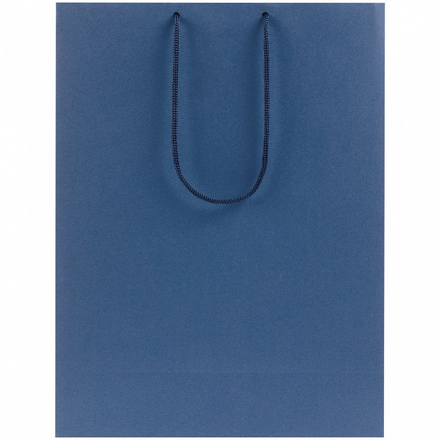 Пакет бумажный Porta XL, синий с логотипом в Балашихе заказать по выгодной цене в кибермаркете AvroraStore