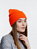 Шапка Urban Flow, оранжевая с логотипом в Балашихе заказать по выгодной цене в кибермаркете AvroraStore