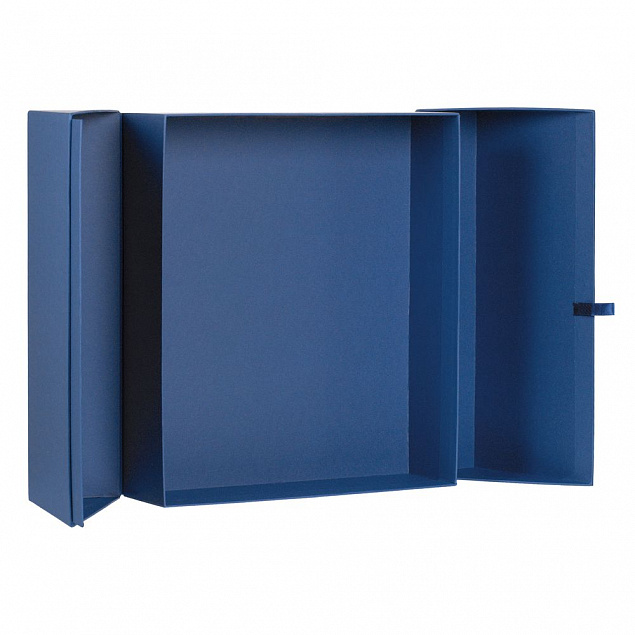 Коробка Wingbox, синяя с логотипом в Балашихе заказать по выгодной цене в кибермаркете AvroraStore