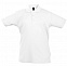 Рубашка поло детская Summer II Kids 170, белая с логотипом в Балашихе заказать по выгодной цене в кибермаркете AvroraStore