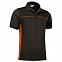 Спортивная рубашка поло THUNDER (черная) с логотипом в Балашихе заказать по выгодной цене в кибермаркете AvroraStore