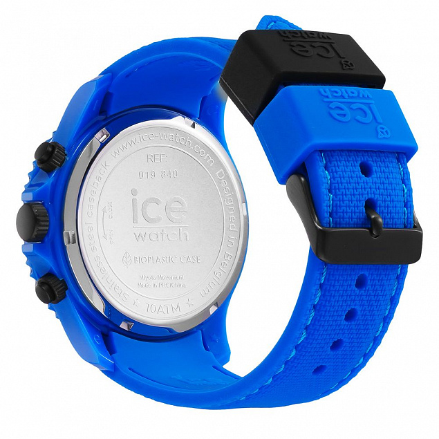 Часы наручные ICE chrono-Neon,синий с логотипом в Балашихе заказать по выгодной цене в кибермаркете AvroraStore