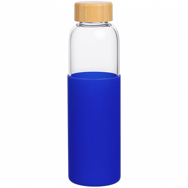 Бутылка для воды Onflow, синяя с логотипом в Балашихе заказать по выгодной цене в кибермаркете AvroraStore