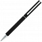 Ручка шариковая Blade Soft Touch, черная с логотипом в Балашихе заказать по выгодной цене в кибермаркете AvroraStore
