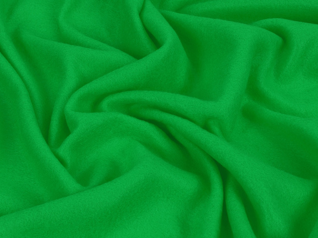 Плед флисовый Polar, зеленый с логотипом в Балашихе заказать по выгодной цене в кибермаркете AvroraStore