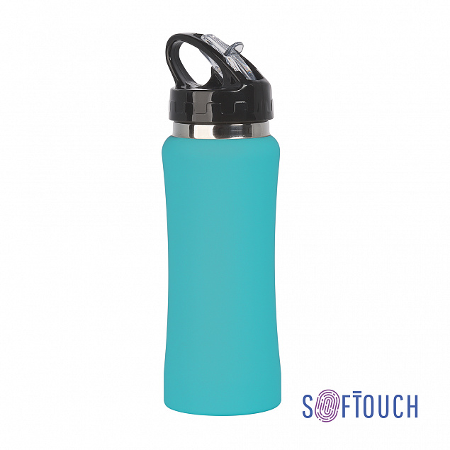 Бутылка для воды "Индиана" 600 мл, покрытие soft touch с логотипом в Балашихе заказать по выгодной цене в кибермаркете AvroraStore