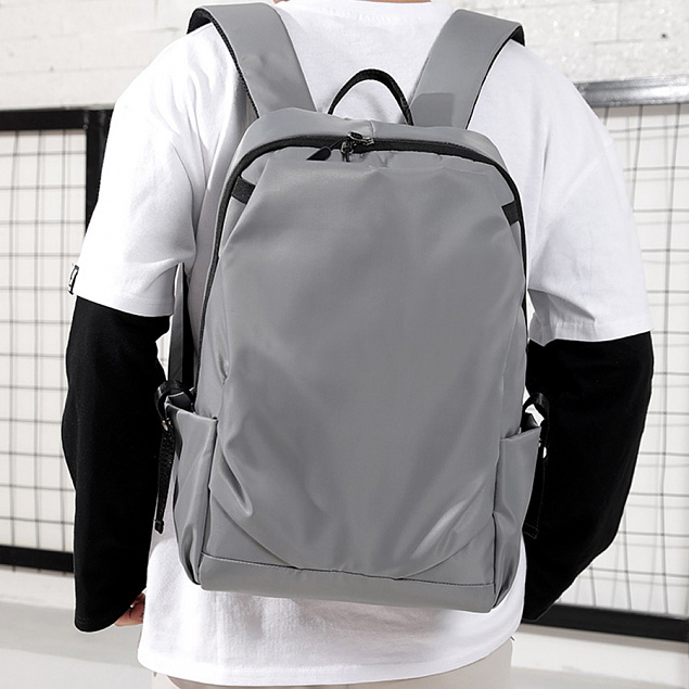 Рюкзак Elbrus - Серый CC с логотипом в Балашихе заказать по выгодной цене в кибермаркете AvroraStore