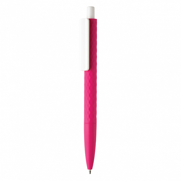 Ручка X3 Smooth Touch, розовый с логотипом в Балашихе заказать по выгодной цене в кибермаркете AvroraStore