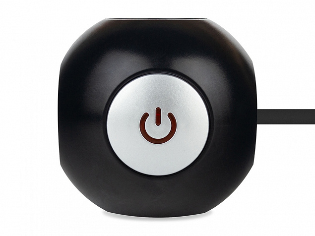 Сетевой фильтр Rombica NEO SPHERUM Black с логотипом в Балашихе заказать по выгодной цене в кибермаркете AvroraStore