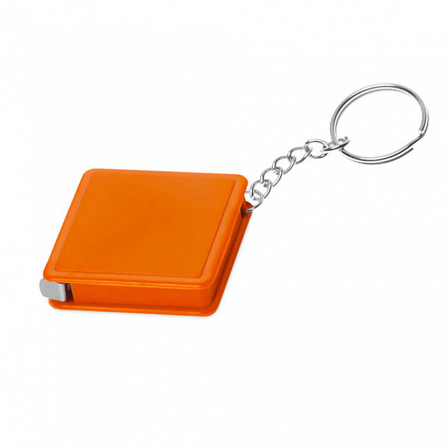 Брелок-рулетка Etti, оранжевый с логотипом в Балашихе заказать по выгодной цене в кибермаркете AvroraStore