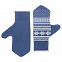 Варежки «Скандик», синие (индиго) с логотипом в Балашихе заказать по выгодной цене в кибермаркете AvroraStore