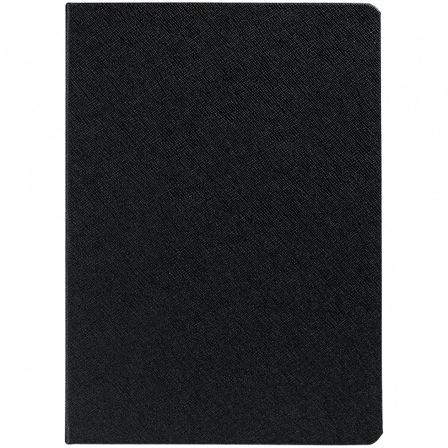 Ежедневник Saffian, недатированный, черный с логотипом в Балашихе заказать по выгодной цене в кибермаркете AvroraStore