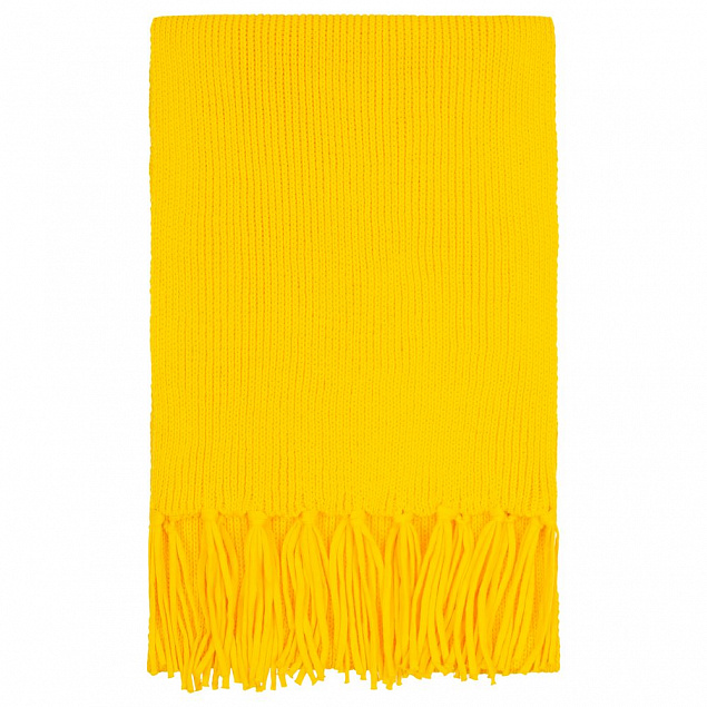 Шарф Flette, желтый с логотипом в Балашихе заказать по выгодной цене в кибермаркете AvroraStore