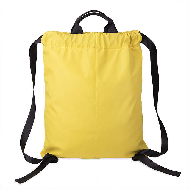 Рюкзак RUN new, жёлтый, 48х40см, 100% полиэстер с логотипом в Балашихе заказать по выгодной цене в кибермаркете AvroraStore