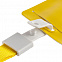 Карман для бейджа с лентой Staff, желтый с логотипом в Балашихе заказать по выгодной цене в кибермаркете AvroraStore