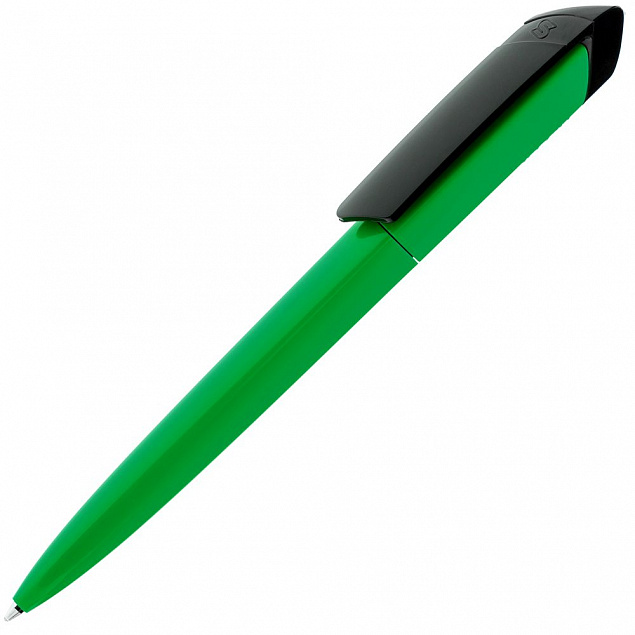 Ручка шариковая S Bella Extra, зеленая с логотипом в Балашихе заказать по выгодной цене в кибермаркете AvroraStore