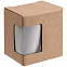 Коробка с окном Lilly, крафт с логотипом в Балашихе заказать по выгодной цене в кибермаркете AvroraStore