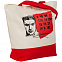 Холщовая сумка «Цифровые стихи. Маяковский», красная с логотипом в Балашихе заказать по выгодной цене в кибермаркете AvroraStore